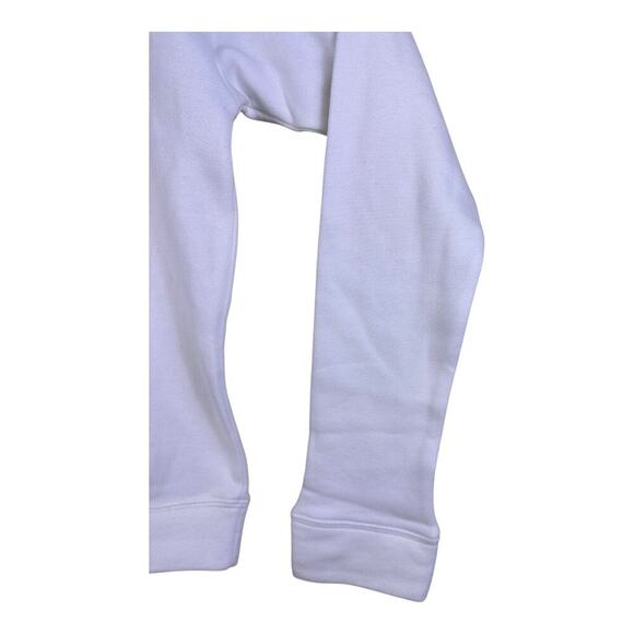 The Elder Statesman Sweatshirt Long Sleeve Fleece Crewneck XXS White W/ Sardinia - Picture 5 of 12